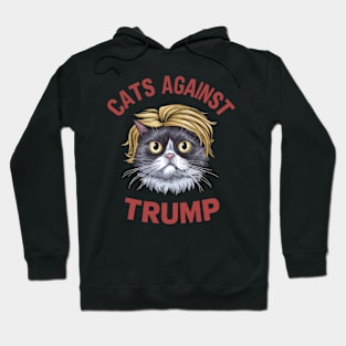 Cats Against Trump, Funny Cat Hoodie